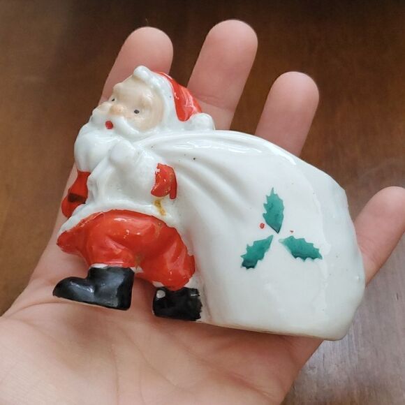 Vintage Santa with Sak Took-pick Holder Japan - Picture 4 of 7